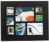 Hampton Frames Panorama 8 aperture black glass frame