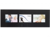 Hampton Frames Panorama 3 Aperture black glass frame